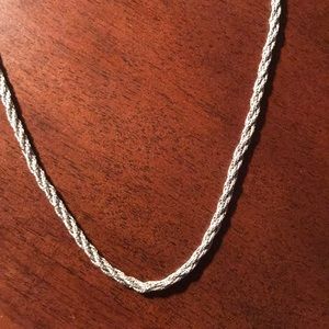 Sterling Silver Rope Chain